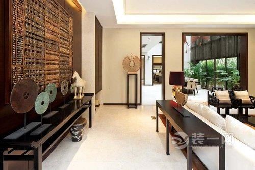 扬州万科城177平六居室新中式风格装修案例